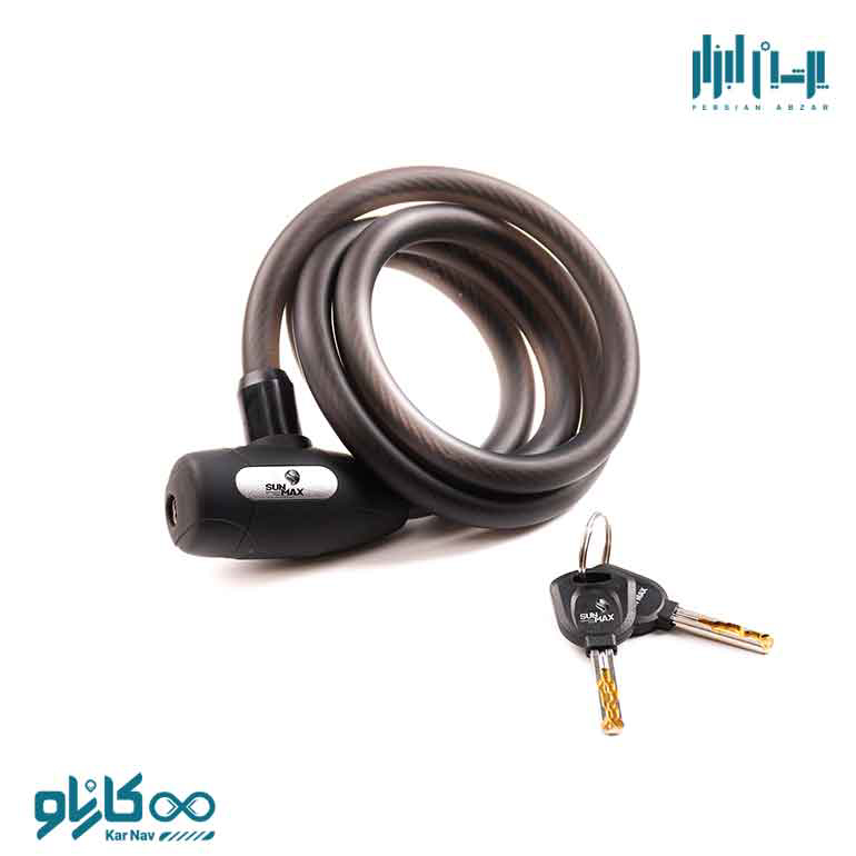 قفل بکسلی دو چرخه سایز 12*120 سان مکس کد 2512