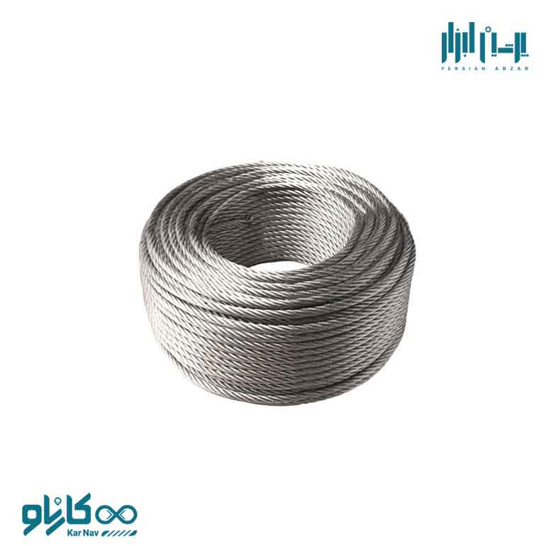 سیم بکسل سایز 12 گالوانیزه 100 متری با بسته بندی حلقه سان مکث کد KPS-1112