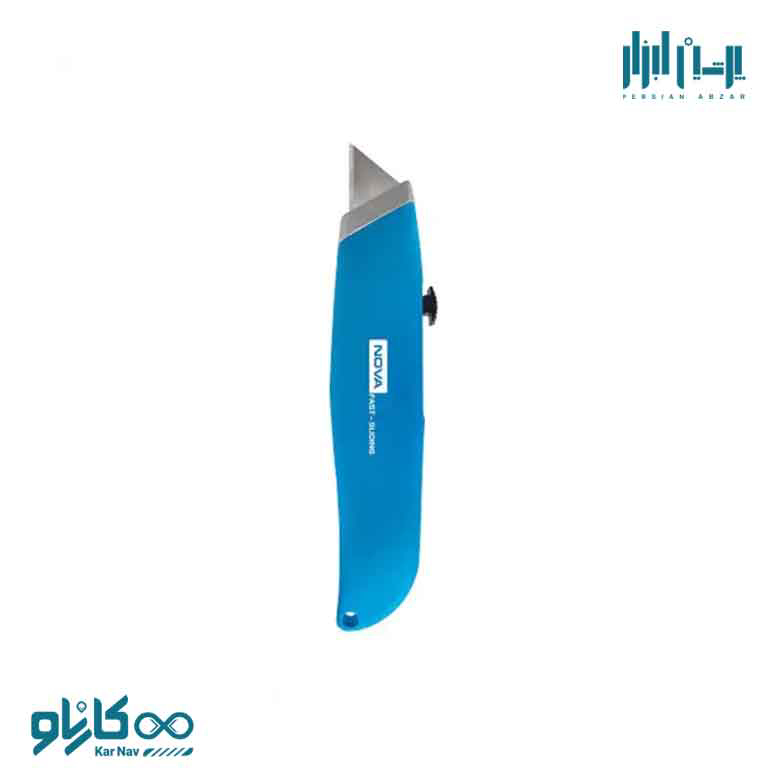 کاتر ذوزنقه ای 19 میلی متر بدنه پلاستیکی نوا کد 1370