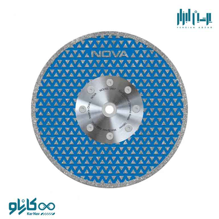 صفحه الماسه الکتروبلید 180 میلی متر نوا کد 2607