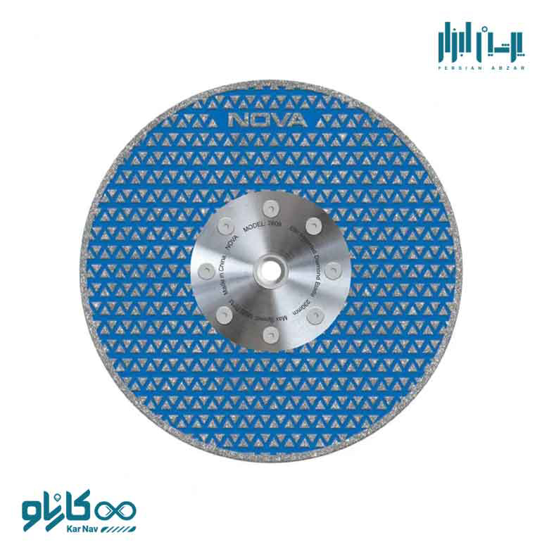 صفحه الماسه الکتروبلید 230 میلی متر نوا کد 2609