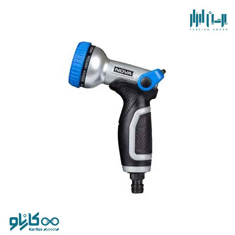 آبپاش 9 کاره بدنه آلومینیومی نوا کد 2342