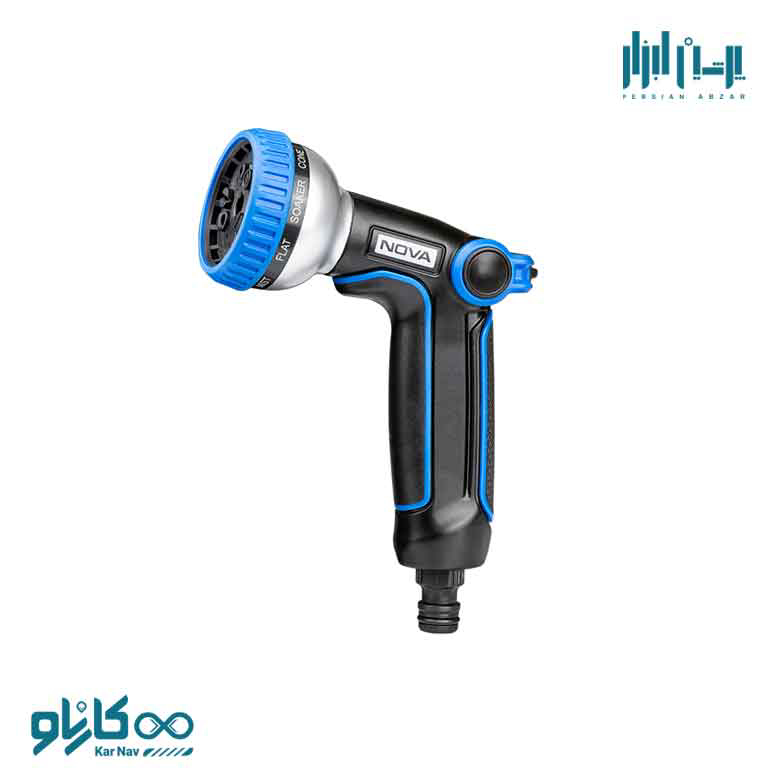 آبپاش 9 کاره بدنه آلومینیومی نوا کد 2344