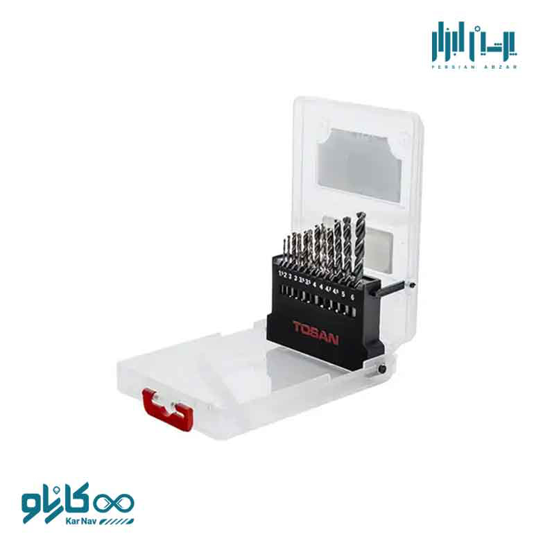 ست مته 12 عددی HSS + HSS 5% COBALT توسن کد HSS-12