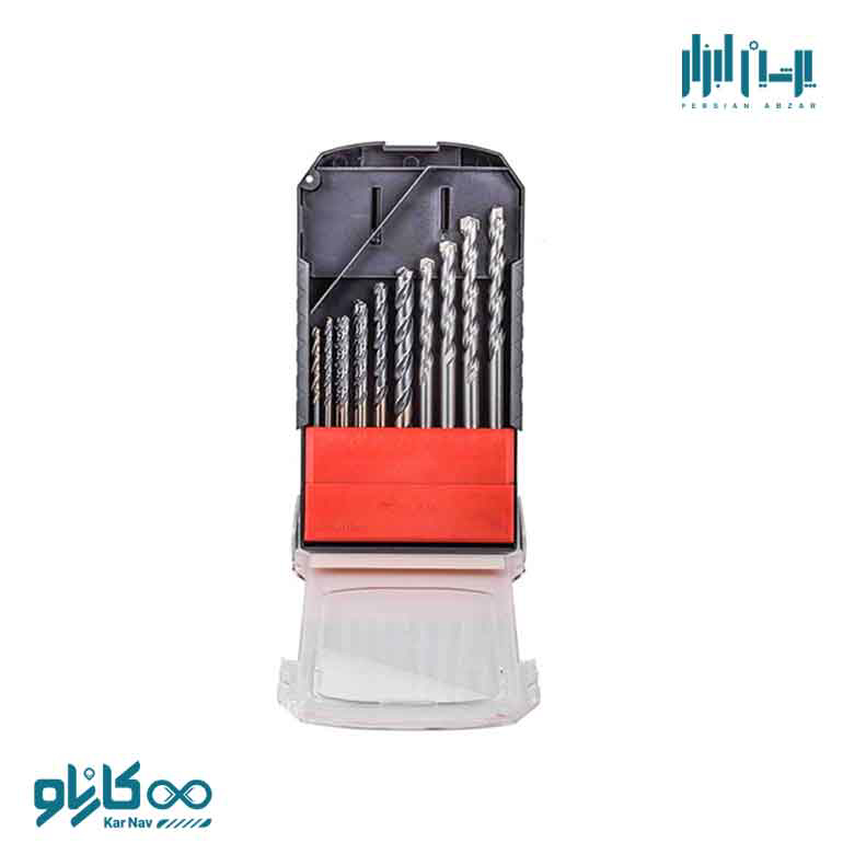 ست مته 13 عددی توسن (مته الماس + مته آهن) کد HSS-131