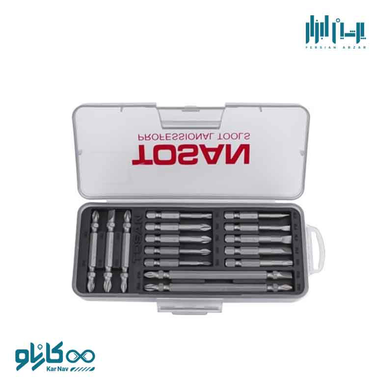 ست سر پیچ گوشتی 15 عددی توسن کد t4791